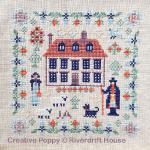 Riverdrift House - Mini Jane Austen zoom 3 (cross stitch chart)