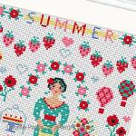 Riverdrift House - Summer Mini Sampler zoom 1 (cross stitch chart)