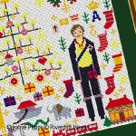 Riverdrift House - Victoria & Albert Christmas zoom 2 (cross stitch chart)