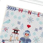 Riverdrift House - Mini Winter Sampler zoom 1 (cross stitch chart)