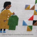 Samanthapurdyneedlecraft - Making a Quilt with Old Clothes zoom 1 (cross stitch chart)