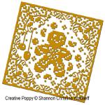 Shannon Christine Designs - Christmas Silhouette ornaments zoom 4 (cross stitch chart)