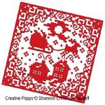Shannon Christine Designs - Christmas Silhouette ornaments zoom 1 (cross stitch chart)