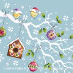 Shannon Christine Designs - Christmas Branch zoom 1 (cross stitch chart)