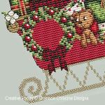 Shannon Christine Designs - Santa\'s Sleigh zoom 2 (cross stitch chart)