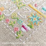 Shannon Christine Designs - Funky Spring zoom 3 (cross stitch chart)