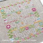 Shannon Christine Designs - Funky Spring zoom 4 (cross stitch chart)