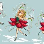 Shannon Christine Designs - Holly Jolly Fairies zoom 1 (cross stitch chart)
