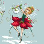 Shannon Christine Designs - Holly Jolly Fairies zoom 3 (cross stitch chart)