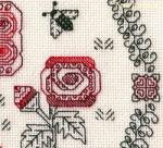Rose garden - Blackwork  pattern - by Tam\'s Creations (zoom 1)