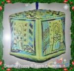 Tam\'s Creations - Christmas lantern Ornament zoom 2 (cross stitch chart)