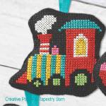 Tapestry Barn - Christmas decorations zoom 2 (cross stitch chart)