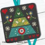 Tapestry Barn - Festive Folk Art Ornaments zoom 3 (cross stitch chart)