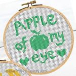 Tapestry Barn - Fruity Hoops - Love Quotes zoom 3 (cross stitch chart)