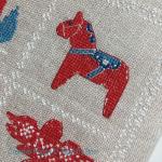 Tapestry Barn - Scandinavian Christmas Sampler zoom 3 (cross stitch chart)