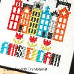 Tiny Modernist - Amsterdam zoom 3 (cross stitch chart)