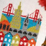 Tiny Modernist - San Francisco zoom 2 (cross stitch chart)