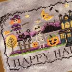 Tiny Modernist - Happy Halloween zoom 3 (cross stitch chart)