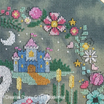 Tiny Modernist - The Swan Princess zoom 2 (cross stitch chart)