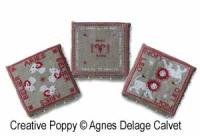 Agn&egrave;s Delage-Calvet -  Signs of the Zodiac, Aries -  counted cross stitch pattern chart