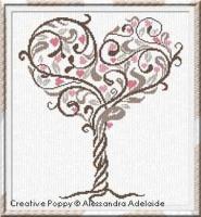 Alessandra Adelaide Needlework - Tree of Love (cross stitch pattern)