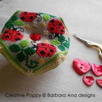 Good Luck biscornu - cross stitch pattern - by Barbara Ana Designs