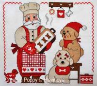 <b>Christmas baking</b><br>cross stitch pattern<br>by <b>Iveta Hlavinova</b>