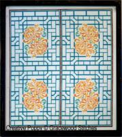Gracewood Stitches, Chrysanthemum Korean style screen (cross stitch pattern chart)