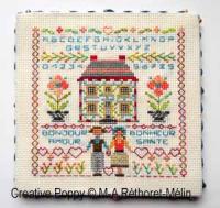 <b>Wishes for every season: Spring</b><br>cross stitch pattern<br>by <b>Marie-Anne Réthoret-Mélin</b>