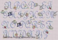Maria Diaz - Romantic Wedding ABC (cross stitch patterns)