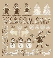 Winter Welcome - cross stitch pattern - by Perrette Samouiloff