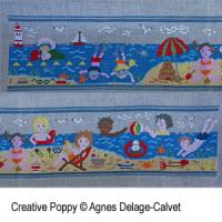 <b>A story Told in Stitches: A day at the Seaside</b><br>cross stitch pattern<br>by <b>Agnès Delage-Calvet</b>