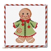 Alessandra Adelaide Needleworks - Mister Gingerbread (Cross stitch chart)