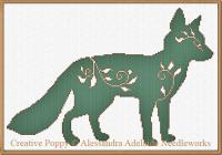 Alessandra Adelaide Needleworks - Woodland Animals : Fox (cross stitch chart)