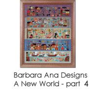 Barbara Ana Designs - A New World - Part 4: A visit to Town (cross stitch chart)