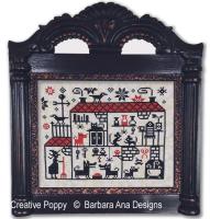 Barbara Ana Designs - Crowded House (cross stitch chart)