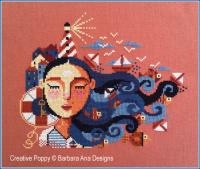 Barbara Ana Designs - Blue Dreams (Cross stitch chart)