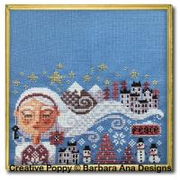 Barbara Ana Designs - Dreaming Miss Claus (cross stitch chart)