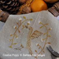 <b>Picking Up Fruit</b><br>cross stitch pattern<br>by <b>Barbara Ana Designs</b>