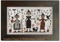 Barbara Ana Designs - Three Witches (cross stitch chart)