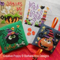Barbara Ana- Halloween Ornaments - 4 mini charts (cross stitch)