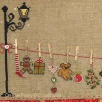 Chouett&#039;alors - Christmas laundry line (cross stitch chart)