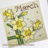 Faby Reilly Designs - Anthea - March Daffodils (Needlework chart)