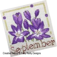 Faby Reilly Designs - Anthea - September - Autumn Crocus (Needleworkchart)