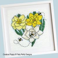 Faby Reilly Designs - Daffodils &amp; Bees (Needleworkchart)