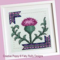 Faby Reilly Designs - Sassy Thistle - Quick challenge: Long &amp; Short stitch (Needleworkchart)