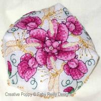 Faby Reilly Designs - Sweet Pea Biscornu (cross stitch chart)