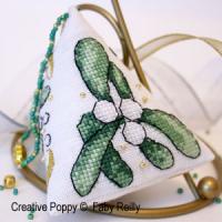 <b>Misletoe & Ribbon Humbug</b><br>cross stitch pattern<br>by <b>Faby Reilly Designs</b>