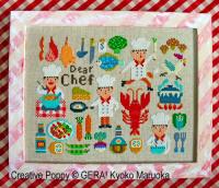 Gera! by Kyoko Maruoka - Dear Chef (cross stitch chart)