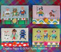 Gera! by Kyoko Maruoka - Japanese Characters (cross stitch chart)